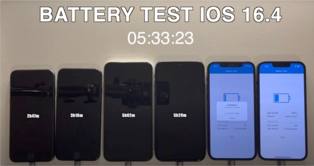 iOS 16.4 更耗电？实测6 款iPhone 有5 款续航力下降