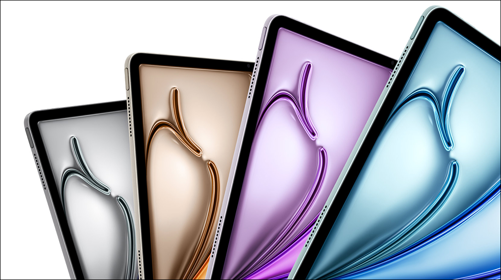全新 M3 iPad Air 与新款巧控键盘发布，iPad 11 升级 A16 仿生芯片与更大容量
