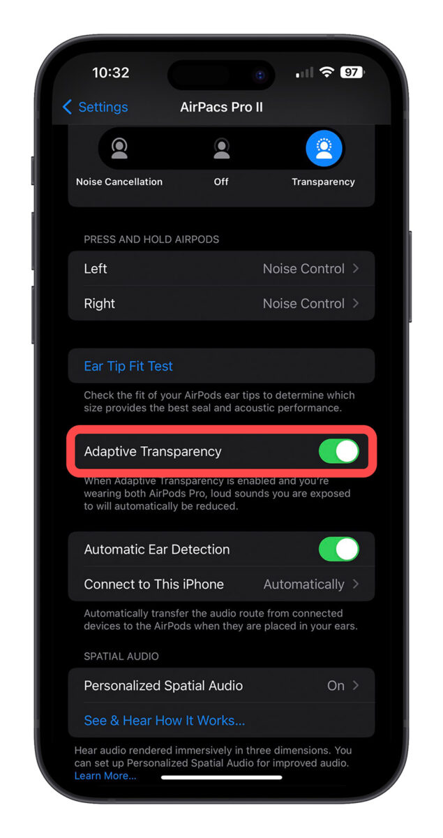 iOS 16.1 支援初代 AirPods Pro 使用自适应通透模式？恐怕只是 Bug
