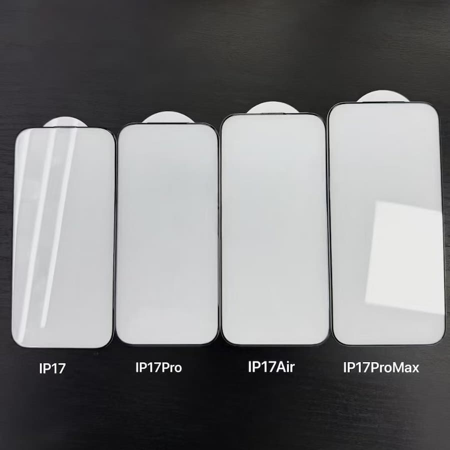 苹果iPhone 17保护贴揭4款屏幕尺寸！ 6.6吋Air屏幕藏两大亮点 soraforwork